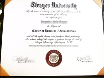 Strayer University fake diploma sample, 斯特雷耶大学文凭办理