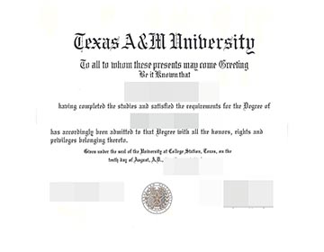 Where to order a fake Texas A&M University diploma