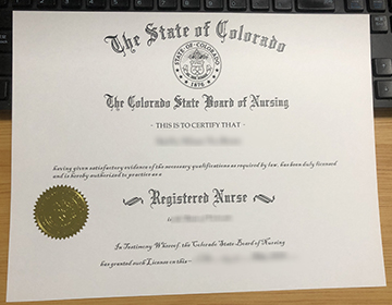 How to 100% copy Colorado RN certificate for a job?