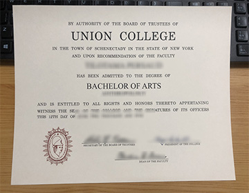 Is it possible to get a Union College diploma in the USA