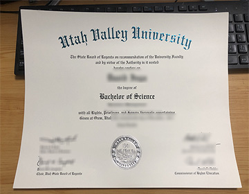 UVU diploma sample, Buy a Utah Valley University BSc diploma