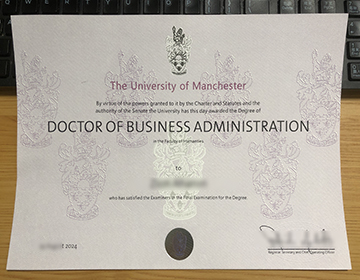 Order a University Of Manchester Doctor Degree in 2024