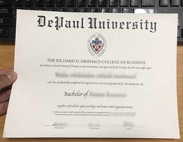 Where can I order a DePaul University degree?