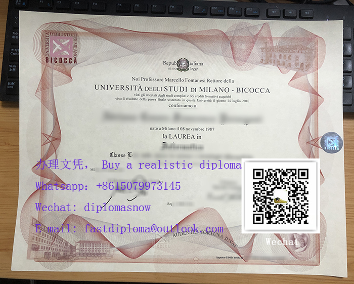 Università Bicocca diploma