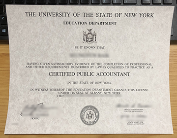 How to 100% copy New York CPA Certificate?