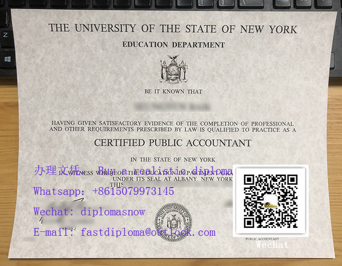 New York CPA Certificate