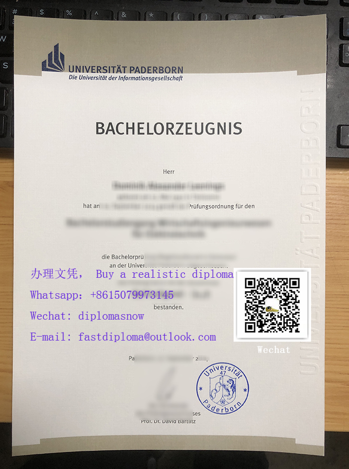 Universität Paderborn Zeugnis