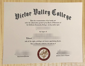 How long to buy a Victor Valley College degree in California?